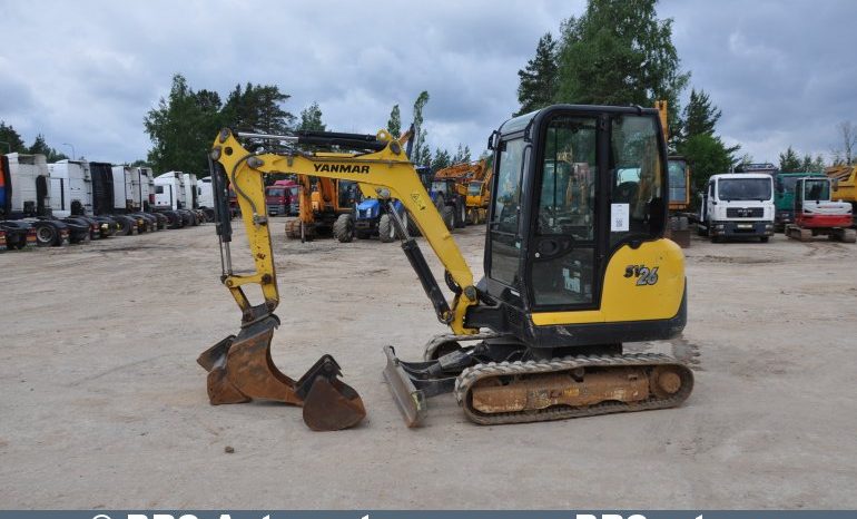 Yanmar SV26 Garantija 2018 full