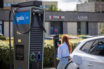 Ignitis ON elektromobilių įkrovimo parkas Palangoje